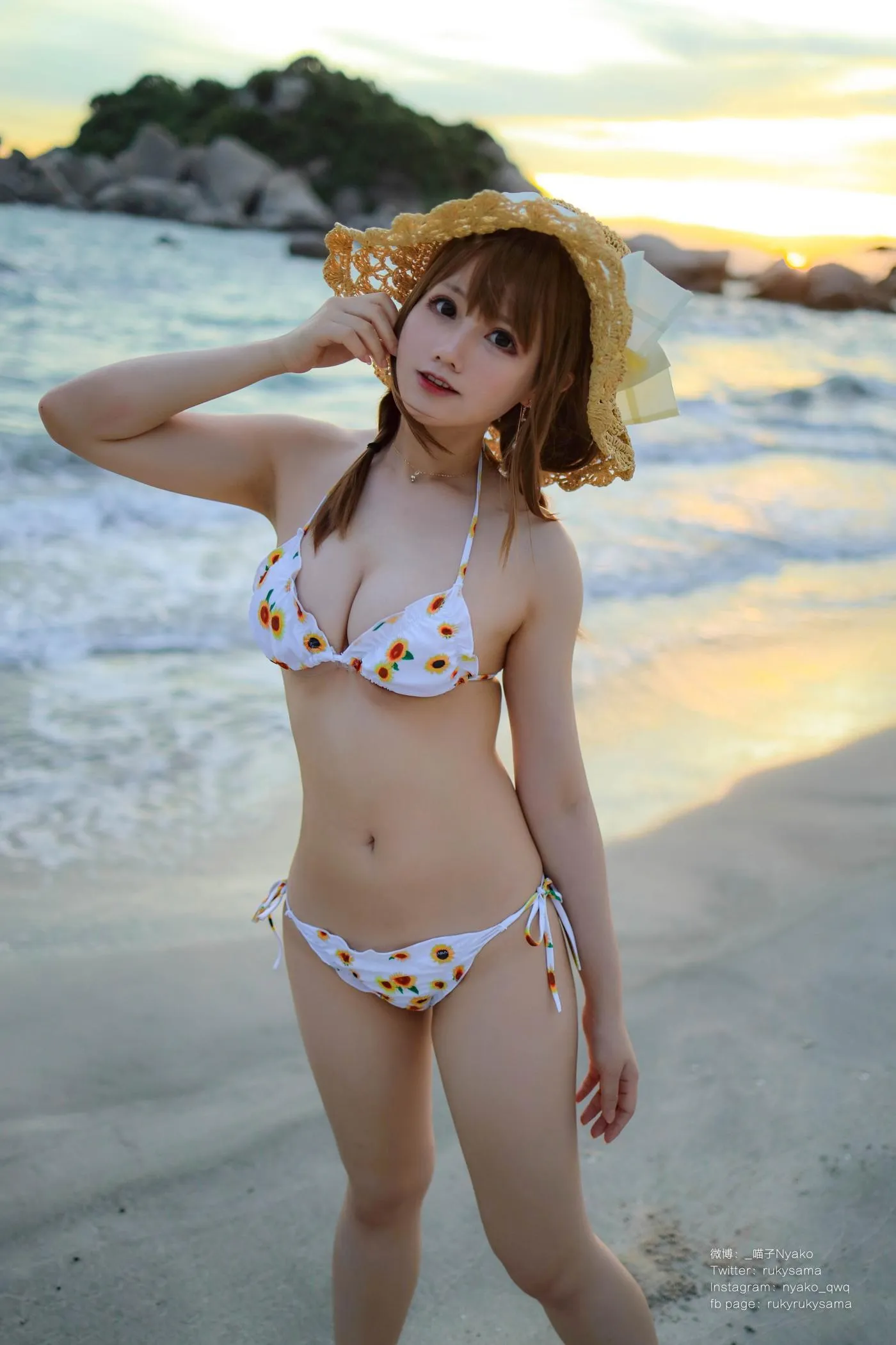 Nyako喵子 – NO.57 向日葵比基尼 [66P]插图8
